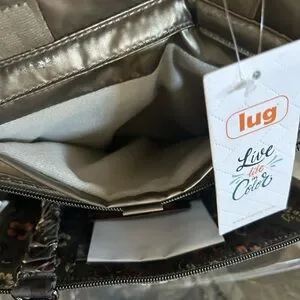 ✨ Lug Sonata ✨Convertible Huge  Metallic Walnut Bag✨ Video Link i. descr… Lug Large Quilted Convertible Tote - Sonata on QVC - YouTube main image 4